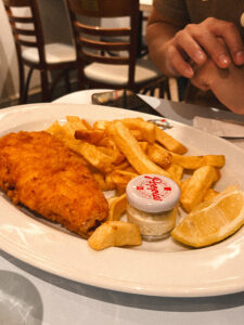 Fish and chips takeaway services in London